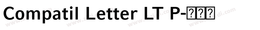 Compatil Letter LT P字体转换